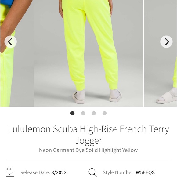 Lululemon HR Scuba Jogger 10 NWT - Picture 3 of 3